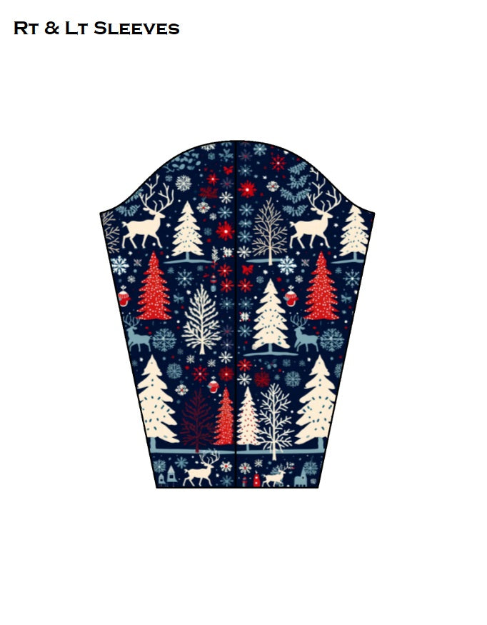 Reindeer Unisex AOP (All Over Print) Sweatshirt GlowZonePrints