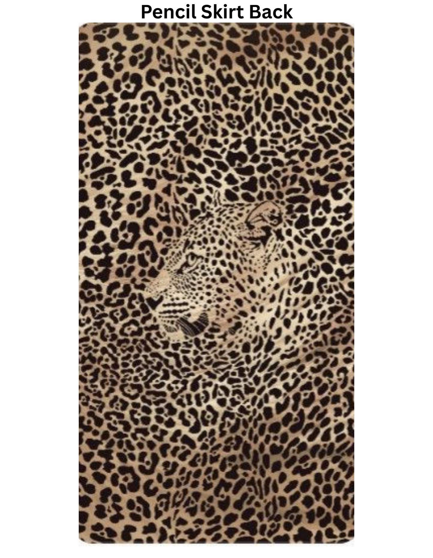 Leopard Aop Pencil Skirt GlowZonePrints