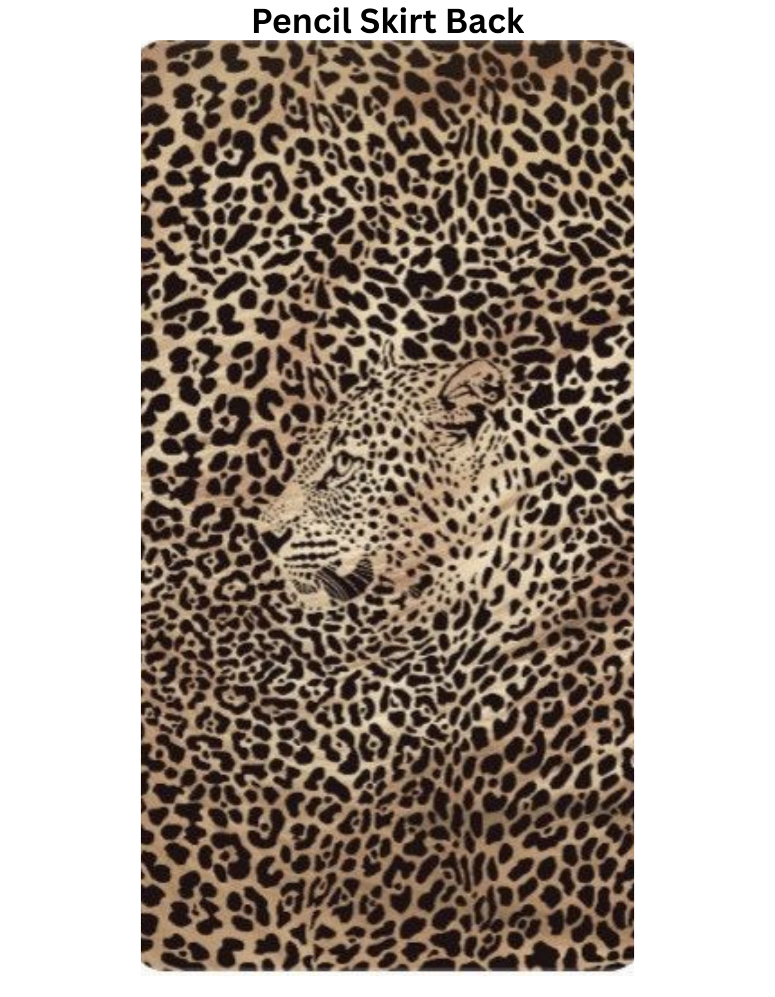 Leopard Aop Pencil Skirt GlowZonePrints