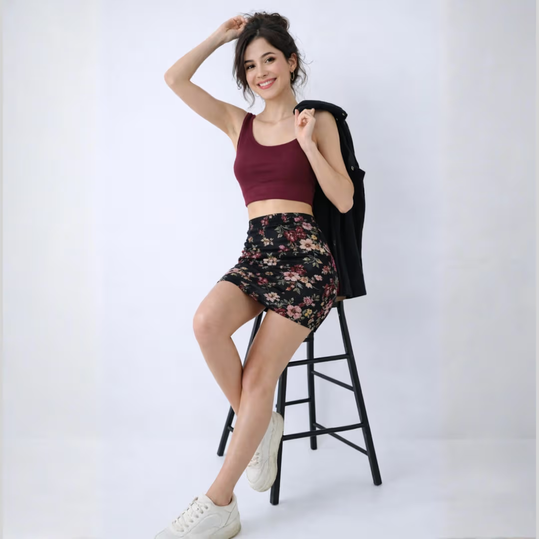 Aop Mini Skirt (Custom Prints) GlowZonePrints