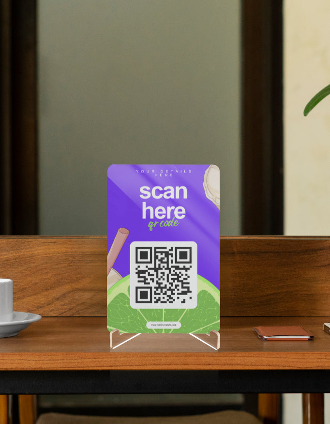 Acrylic Display Stand (Custom Print) GlowZonePrints