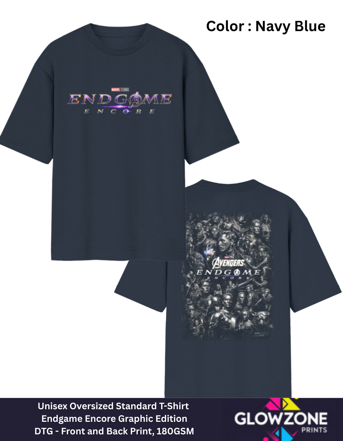 Unisex Oversized Standard T-Shirt – Endgame Encore Graphic Edition