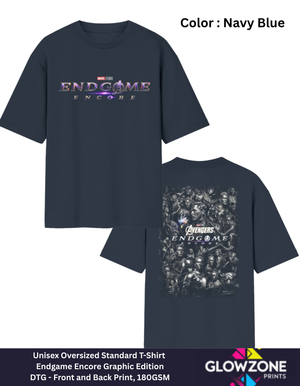 Unisex Oversized Standard T-Shirt – Endgame Encore Graphic Edition
