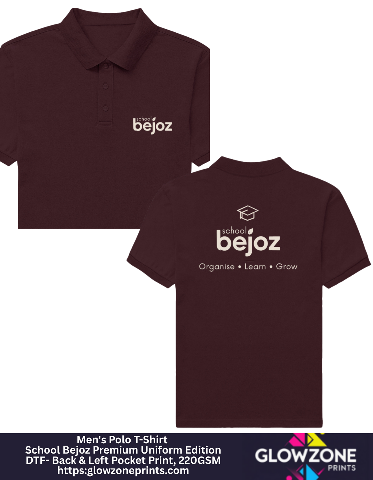 Men's Polo T-Shirt – School Bejoz Premium Uniform