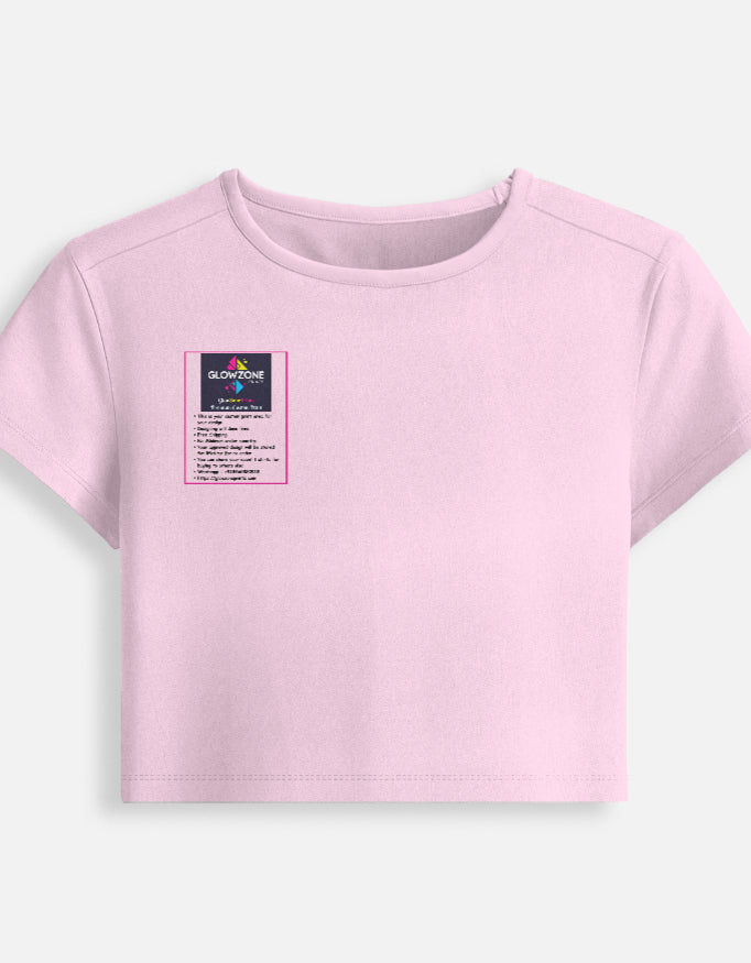 Female Premium Baby Tee | FT47 (Custom Print) GlowZonePrints