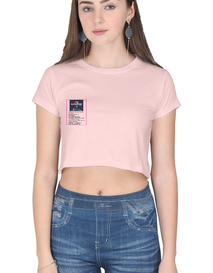 Female Crop Top | FC39 (Custom Print) GlowZonePrints