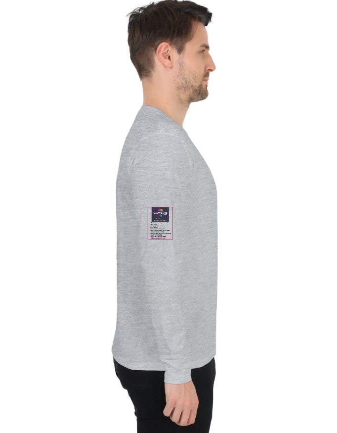Men's Full Sleeve T-Shirt | MF31 (Custom Print) GlowZonePrints