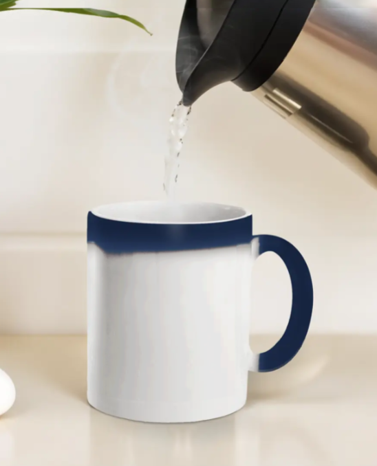 Magic Coffee Mug | 325ml (Custom Print) Royal Blue 325 ml GlowZonePrints