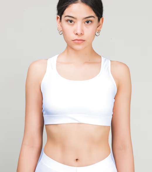 Abstract Lines Aop Sports Bra GlowZonePrints