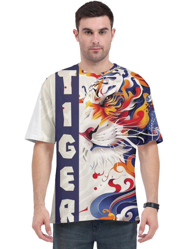 TIGER AOP (All over print) T Shirt Tiger GlowZonePrints