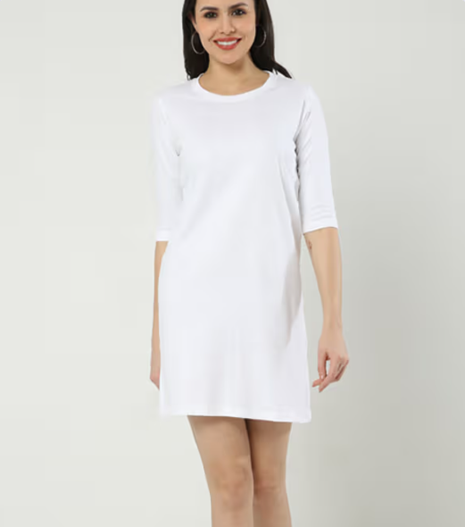 Custom AOP T-Shirt Dress GlowZonePrints