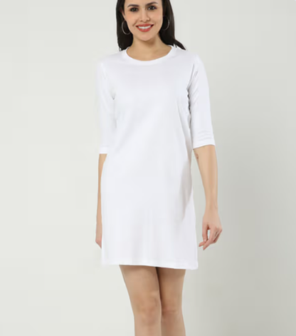 Custom AOP T-Shirt Dress GlowZonePrints