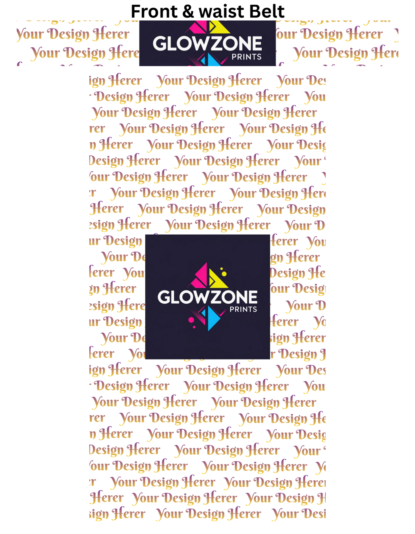 Custom Aop Pencil Skirt GlowZonePrints