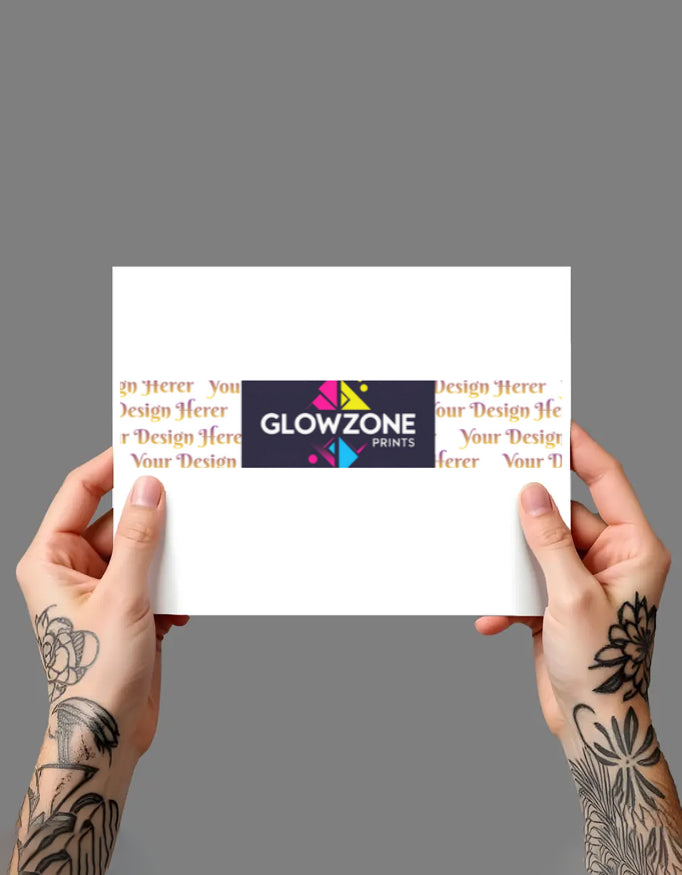 Temporary Tattoo (Custom) Custom 10x2 In GlowZonePrints
