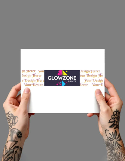 Temporary Tattoo (Custom) Custom 10x2 In GlowZonePrints