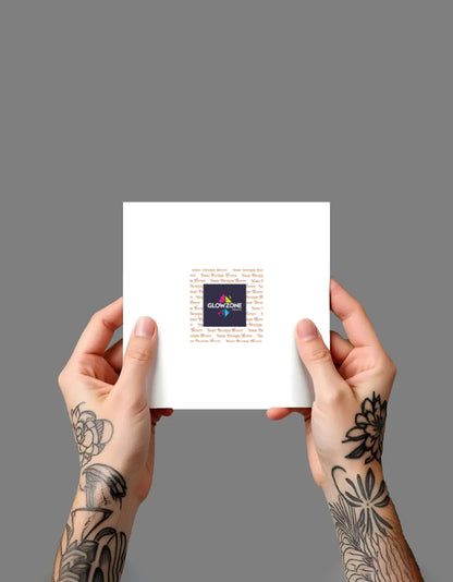 Temporary Tattoo (Custom) Custom 2.5x2.5 In GlowZonePrints