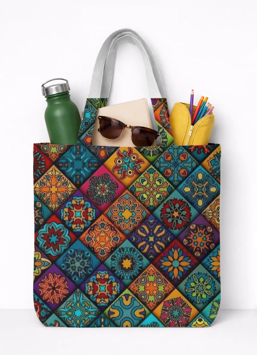AOP Large Tote Bag – Custom All Over Print GlowZonePrints