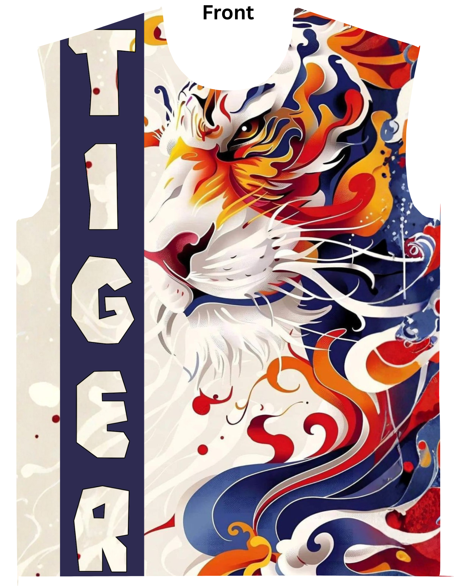 TIGER AOP (All over print) T Shirt GlowZonePrints