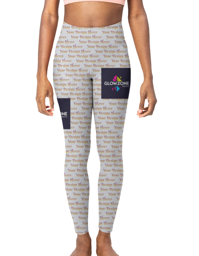 Custom AOP Gym Leggings Custom GlowZonePrints