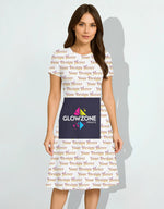 Custom AOP (All Over Print) A line Dress Custom GlowZonePrints