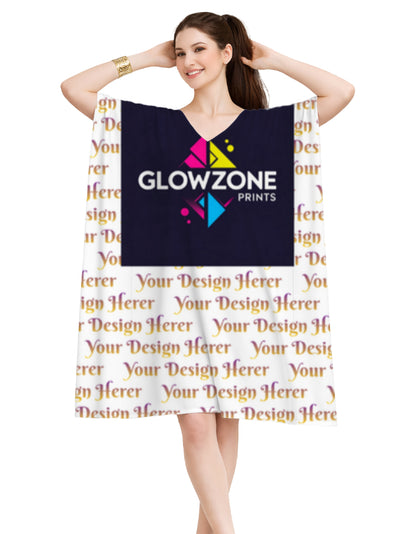 AOP Female Kaftan Design Custom Free Size GlowZonePrints