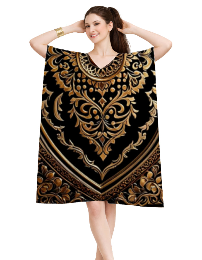 AOP Female Kaftan Design6 Free Size GlowZonePrints