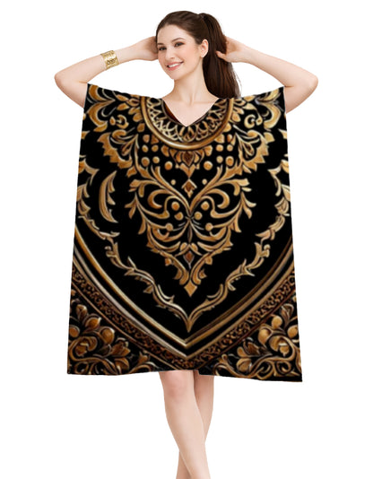 AOP Female Kaftan Design6 Free Size GlowZonePrints