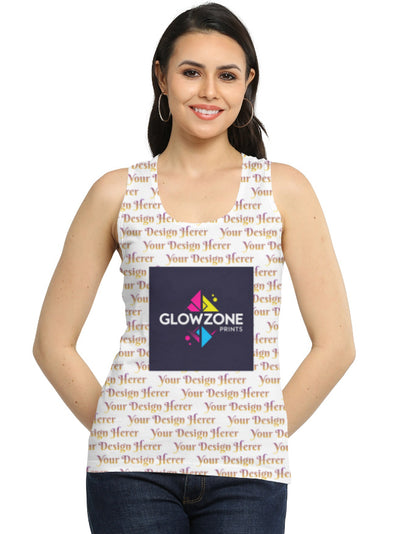 Custom Women's AOP Tank Top Custom GlowZonePrints