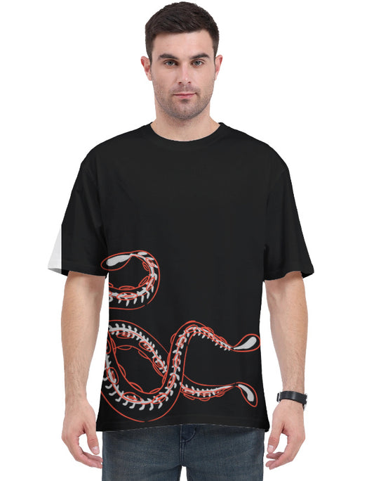 VORTEX AOP (All Over Print) Unisex Oversized Tee (Front and Back) VORTEX GlowZonePrints (Custom)