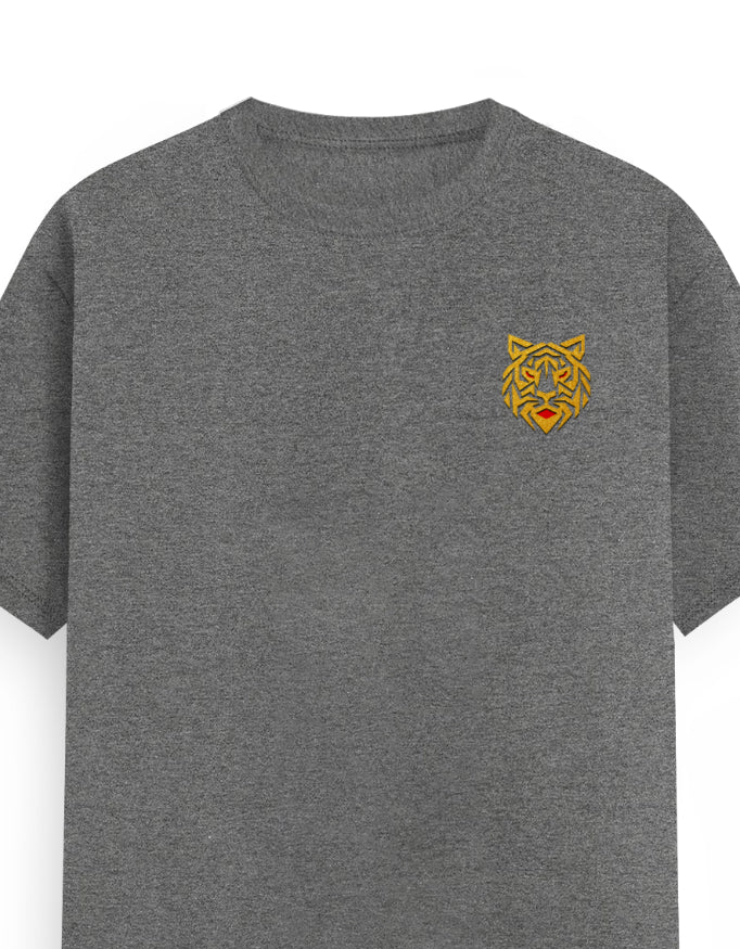 Unisex Classic Crew T-Shirt – Golden Tiger Emblem