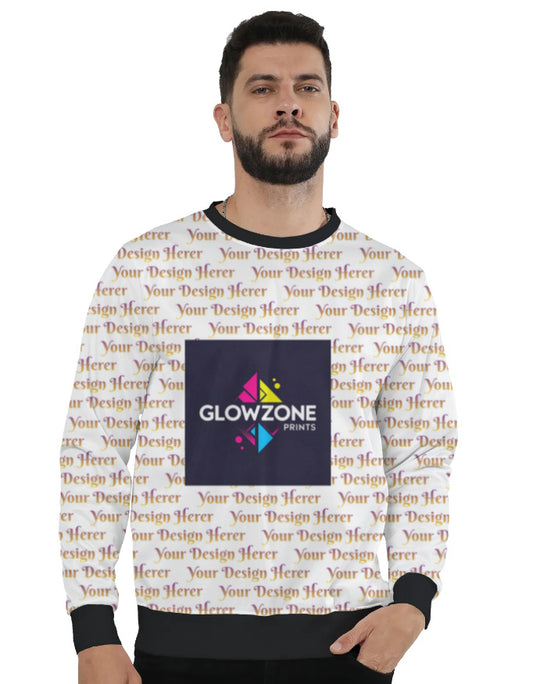 Custom AOP (All Over Print) Unisex Sweatshirt | UA26 Custom GlowZonePrints