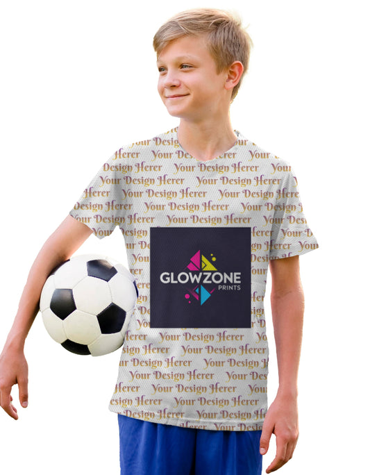 Kids Sports AOP Sports T-Shirt Custom GlowZonePrints