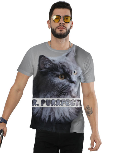 Cat Custom AOP T-Shirt | CT01 Cat GlowZonePrints
