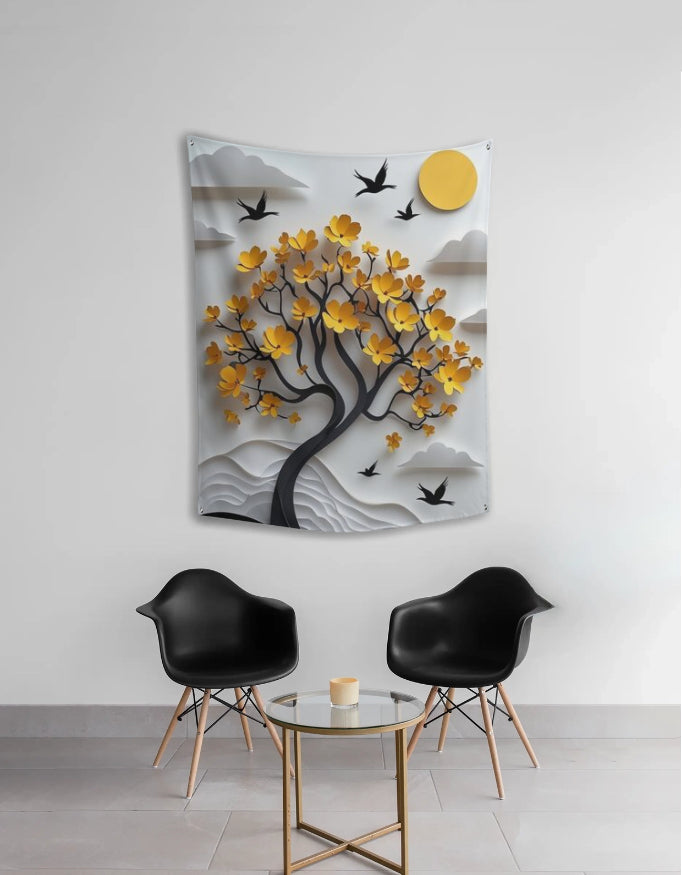 Tapestry (Custom Print) Custom 30x40 In Or (2.5x3.33 Feet) GlowZonePrints