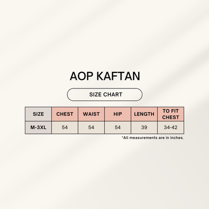 Women's AOP Kaftan – Golden Floral Mandala GlowZonePrints
